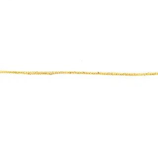 Metallic Gold Braided Cord, Shown on Pale Pink sample, design MT-5FAF8604, view 3