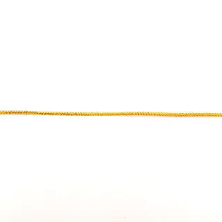 Metallic Gold Braided Cord, Shown on Blue sample, design MT-8DCCD71F, view 3