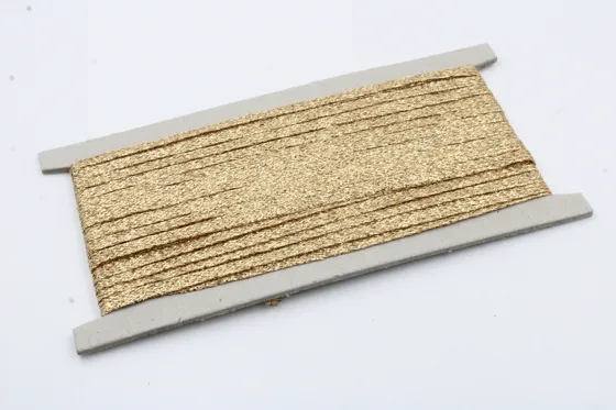 Metallic Gold Flat Braided Trim