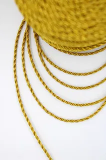 Gold Metallic Twisted Macrame Cord sample, design MT-61D87751, view 2
