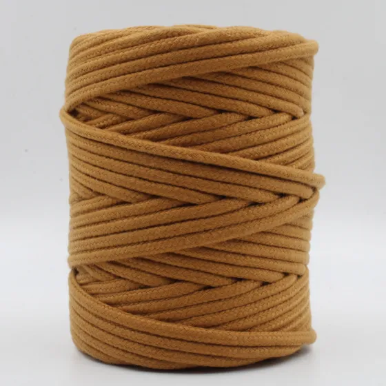 Golden Brown Round Braided Cord