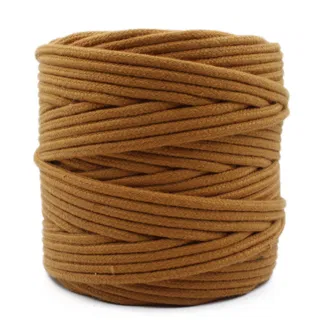 Golden Brown Round Braided Cord sample, design MT-065CA437, view 14