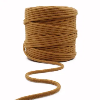 Golden Brown Round Braided Cord sample, design MT-065CA437, view 15