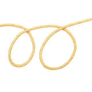 Golden Yellow Braided Cord, Mustard Shade sample, design MT-089A675D, view 2