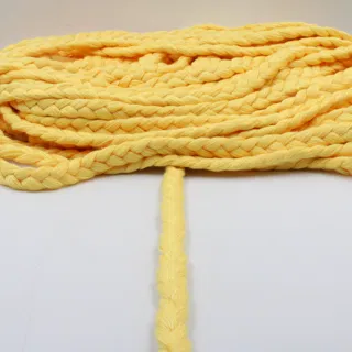 Golden Yellow Chunky Choti Braid, 12 mm sample, design MT-0AC5160B, view 4