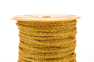 Golden Yellow Knitted Cord on a Flanged Reel sample, design MT-9D7CD4F7-09, view 3