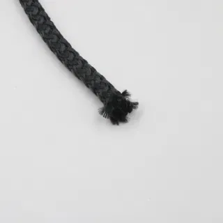 Charcoal Grey Decorative Braided Cord sample, design MT-62AAB479, view 3