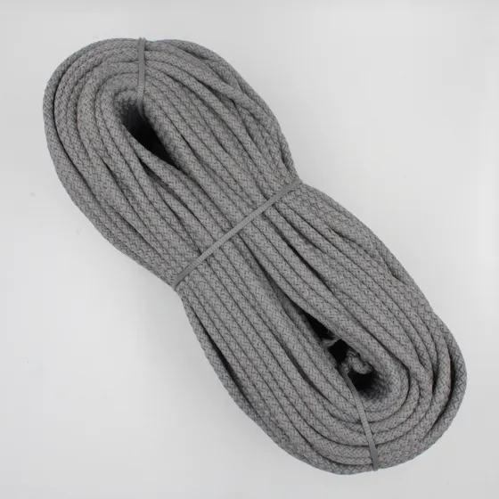 Mid Grey Decorative Braided Cord in a Tied Hank