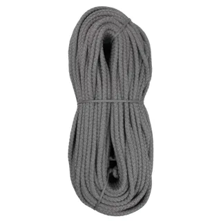 Mid Grey Decorative Braided Cord in a Tied Hank sample, design MT-EB34D606, view 4
