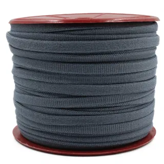 Slate Blue-Grey Elastic Tape on a Red Spool, 8 mm sample, design MT-68369FD1, view 5