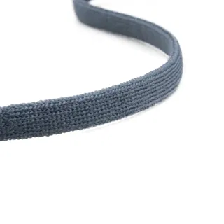 Slate Blue-Grey Elastic Tape on a Red Spool, 8 mm sample, design MT-68369FD1, view 6