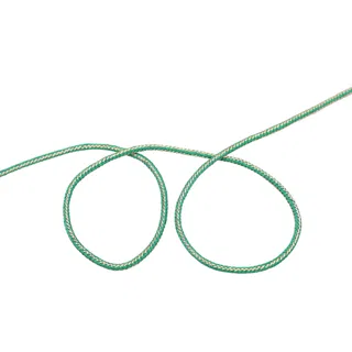 Green Braided Cord with Pale Tracer Thread sample, design MT-8C5198EA, view 2