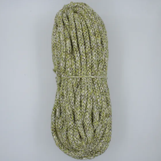 Green, White and Black Covered Cord