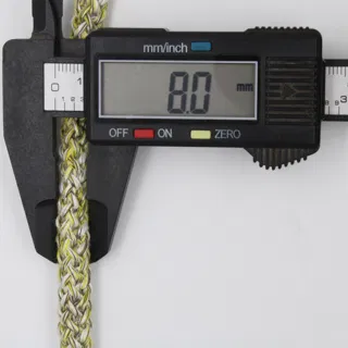 Green, White and Black Covered Cord sample, design MT-F9189DE9, view 4