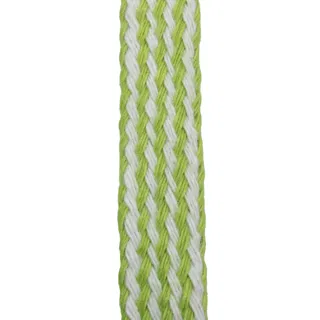 Lime Green and White Flat Drawstring Cord sample, design MT-B5144369, view 7