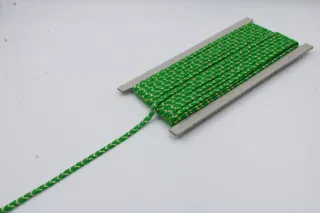 Bright Green and Gold Metallic Choti Braid sample, design MT-3742DD74, view 3