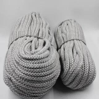 Light Grey Plaited-Look Covered Cord sample, design MT-56835D8C, view 2