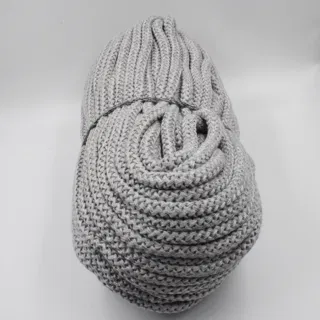 Light Grey Plaited-Look Covered Cord sample, design MT-56835D8C, view 4