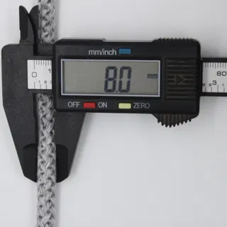Light Grey Plaited-Look Covered Cord sample, design MT-56835D8C, view 7
