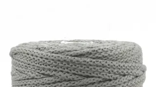 Light Grey Knitted Cord on a Spool sample, design MT-9D7CD4F7-05, view 2