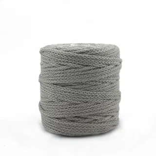 Light Grey Knitted Cord on a Spool sample, design MT-9D7CD4F7-05, view 3