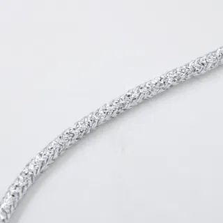 Silver Metallic Braided Cord, Full Spool sample, design MT-54097F84, view 3