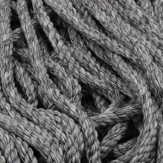 Grey Melange Chunky Macrame Cord, Twisted Rope sample, design MT-0593FFE6, view 7