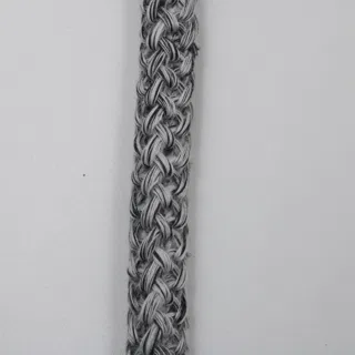 Light and Charcoal Grey Melange Covered Cord sample, design MT-BD0F6C96, view 5
