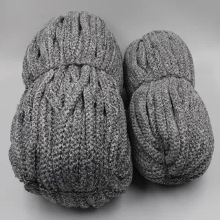 Light and Charcoal Grey Melange Covered Cord sample, design MT-BD0F6C96, view 8