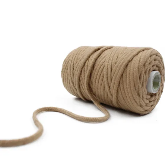 Light Brown Round Braided Cord