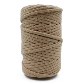Light Brown Round Braided Cord sample, design MT-CE6D7BFC, view 2