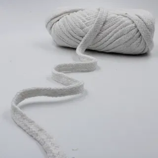 Light Grey Flat Drawstring Cord sample, design MT-D1D3CFE6, view 2