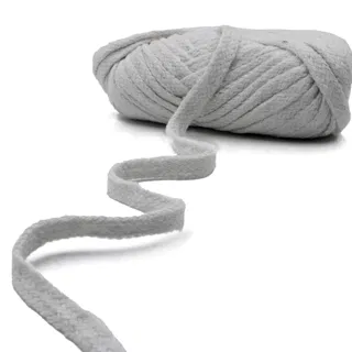 Light Grey Flat Drawstring Cord sample, design MT-D1D3CFE6, view 6