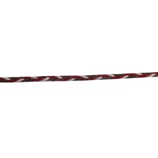 Maroon, White and Dark Brown Choti Braid sample, design MT-052E361B, view 3