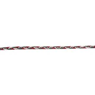 Maroon, White and Dark Green Choti Dori Braided Trim sample, design MT-72B59431, view 3