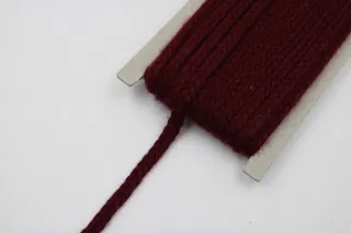 Burgundy Maroon Brushed Choti Braid sample, design MT-98F73C18, view 2