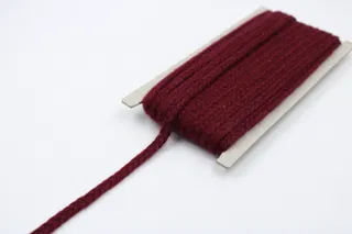 Burgundy Maroon Brushed Choti Braid sample, design MT-98F73C18, view 3