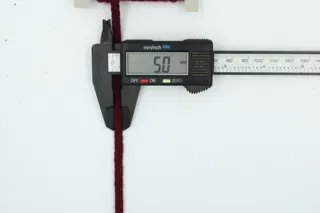 Burgundy Maroon Brushed Choti Braid sample, design MT-98F73C18, view 4