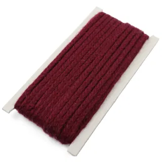 Burgundy Maroon Brushed Choti Braid sample, design MT-98F73C18, view 5