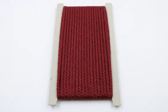 Maroon Narrow Choti Braid, 4 mm
