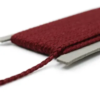 Maroon Narrow Choti Braid, 4 mm sample, design MT-268D0644, view 6