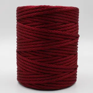 Deep Wine Maroon Knitted Cord sample, design MT-0E64AEE1, view 3