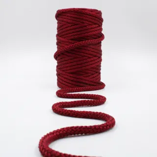 Deep Wine Maroon Knitted Cord sample, design MT-0E64AEE1, view 8