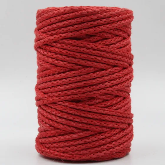 Bright Red Knitted Cord