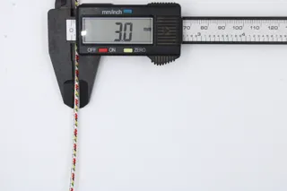 Multicolour Braided Cord, White Ground sample, design MT-99122040, view 5