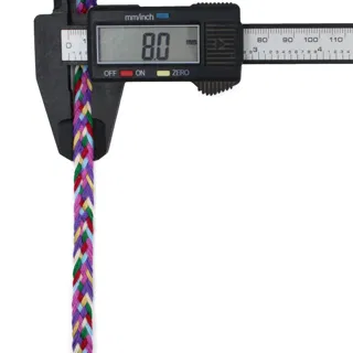 Multicolour Chevron Flat Braided Trim sample, design MT-4AFDB0D4, view 10