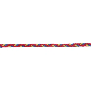 Red, Blue and Yellow Rounded Choti Braid sample, design MT-0F5336D3, view 3