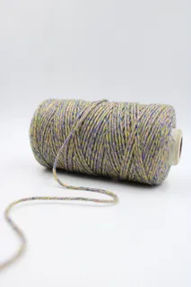 Multicolour Marl Twisted Macrame Thread, 2 mm sample, design MT-762C5ED5, view 2