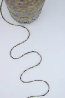 Multicolour Marl Twisted Macrame Thread, 2 mm sample, design MT-762C5ED5, view 3