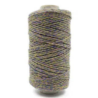 Multicolour Marl Twisted Macrame Thread, 2 mm sample, design MT-762C5ED5, view 5